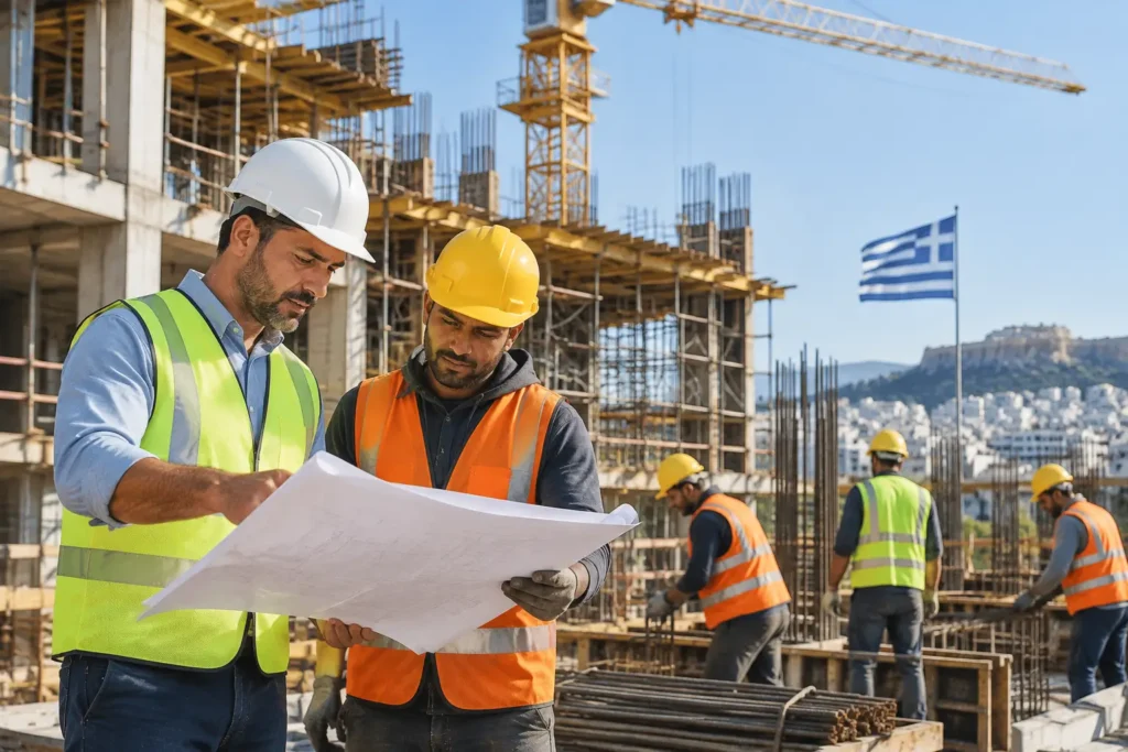 Διεθνής Στελέχωση για Κατασκευαστικά Έργα στην Ελλάδα